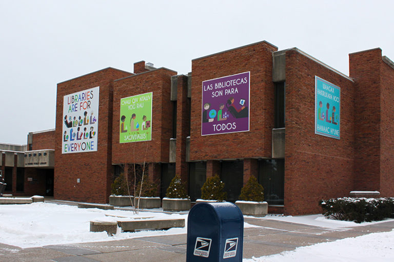 Building Banners for La Crosse Public Library Sign Pro of La Crosse
