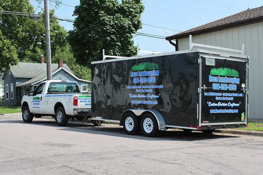 Ross Landscaping is cultivating their image. SignPro of La Crosse