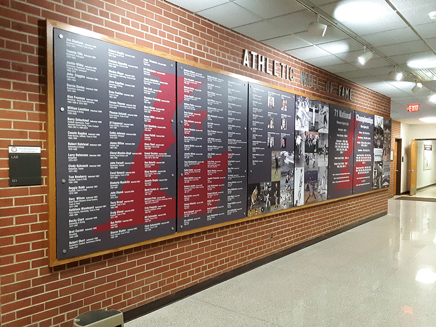UWL Athletics Wall of Fame SignPro of La Crosse