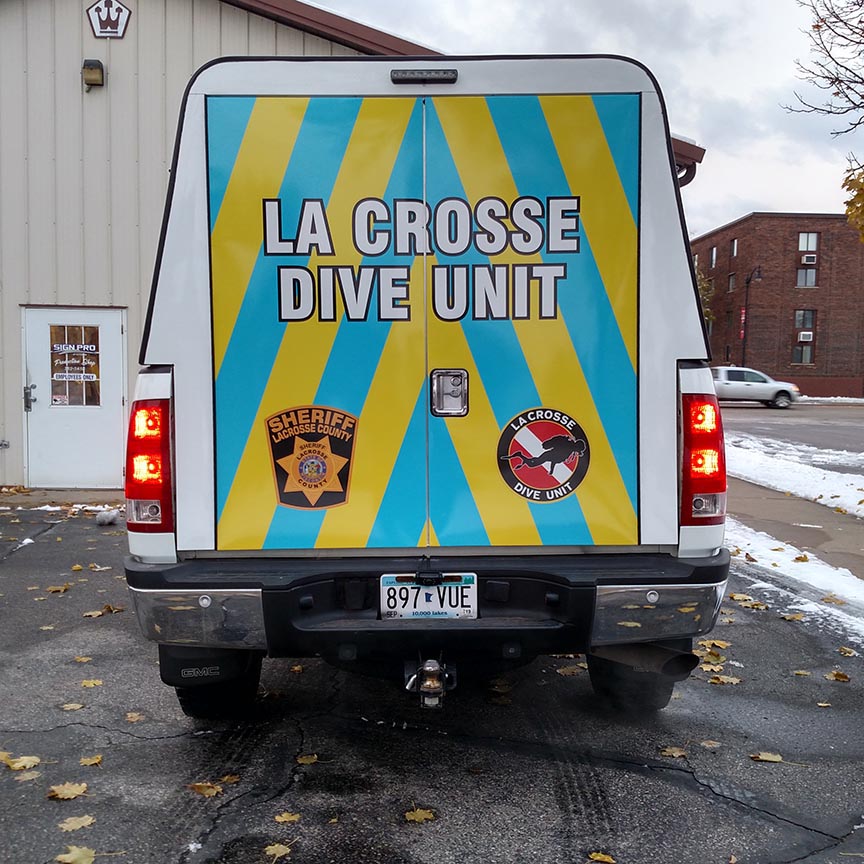 La Crosse Dive Team adds truck to fleet SignPro of La Crosse